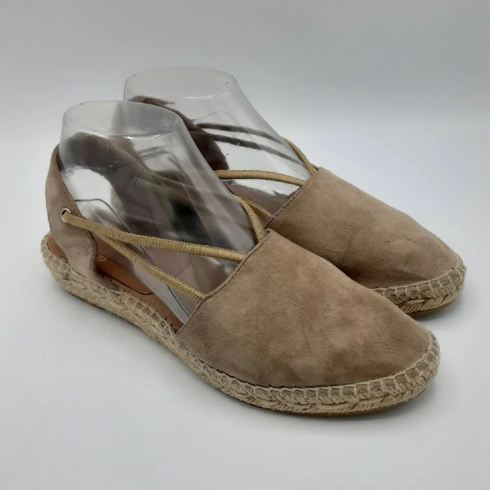 Kanna Espadrille Suede Platform Boho Sandal.